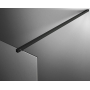E22BW90-BL Черная горизонтальная штанга (угол 90°), максимальная длина 100 см, черный