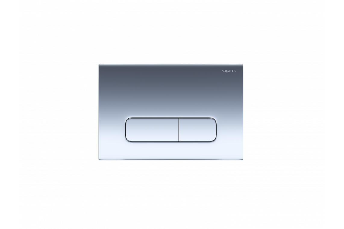 KDI-0000016 (002B) Панель смыва Хром глянец (клавиши прямоугольные)