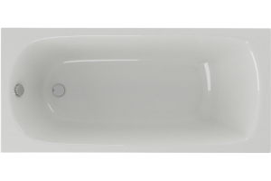 Акриловая ванна Акватек Ника 170х75 NIK170-0000013 с фронтальным экраном (без сливного гарнитура, вклеенный каркас, слив слева)