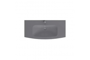 EB1885RU-DE4 Nona стеклянная раковина, матовый серый, 100 см, 1 раковина
