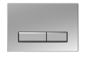 KDI-0000027 (009H) Панель смыва Slim Никель (клавиша прямоугольная)