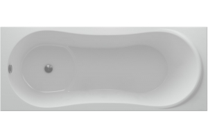 Акриловая ванна Aquatek Афродита 170x70 AFR170-0000032 без гидромассажа, с фронтальным экраном (слив слева)