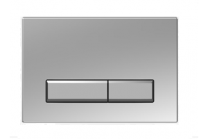 KDI-0000024 (009C) Панель смыва Slim Хром матовый (клавиша прямоугольная)