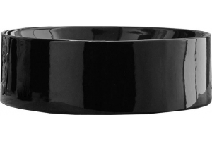 E14800-7 Vox накладная раковина, круглая, 42 см, черная
