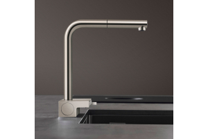 Кухонный смеситель Hansgrohe Aquno Select M81 однорычажный, 250, с вытяжным душем, 2jet, sBox 73830800, под сталь