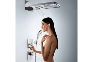 Термостат с запорным клапаном Hansgrohe ShowerSelect Highflow 15761000