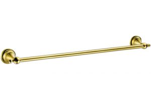 Полотенцедержатель Azario ELVIA трубчатый одинарный, золото (AZ-91101G)