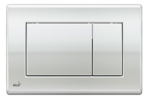 Кнопка смыва alcadrain 24.7х1.8х16.5 для инсталляции, сталь, цвет Хром (M271)