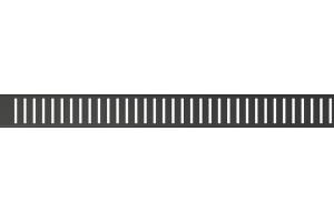 Решетка для душевого лотка Alcadrain черная матовая (PURE-1050BLACK)