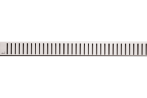 Решетка для душевого лотка Alcadrain (APZ1, APZ4, APZ12) дизайн PURE, нерж. сталь, глянцевая (PURE-300L)