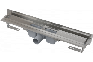 APZ4-550 Flexible Водоотводящий желоб с порогами для перфорированной решетки и регулируемым воротником к стене