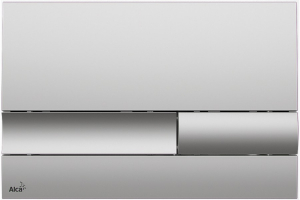 Кнопка смыва alcadrain 24.7х1.9х16.5 для инсталляции, пластик, цвет Хром матовый (M1732)