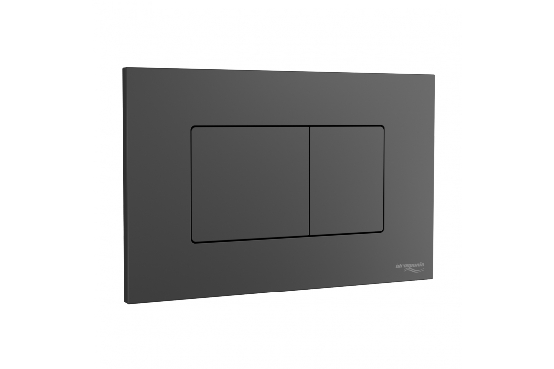 Кнопка смыва IDROSPANIA NOELIA 24.6хх15.8 для инсталляции, пластик, цвет Черный матовый (30374)