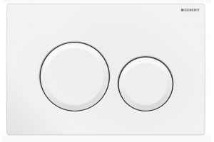 Кнопка смыва Geberit Delta 24.6х2.3х16.4 для инсталляции, пластик, цвет Белый (115.127.11.1)