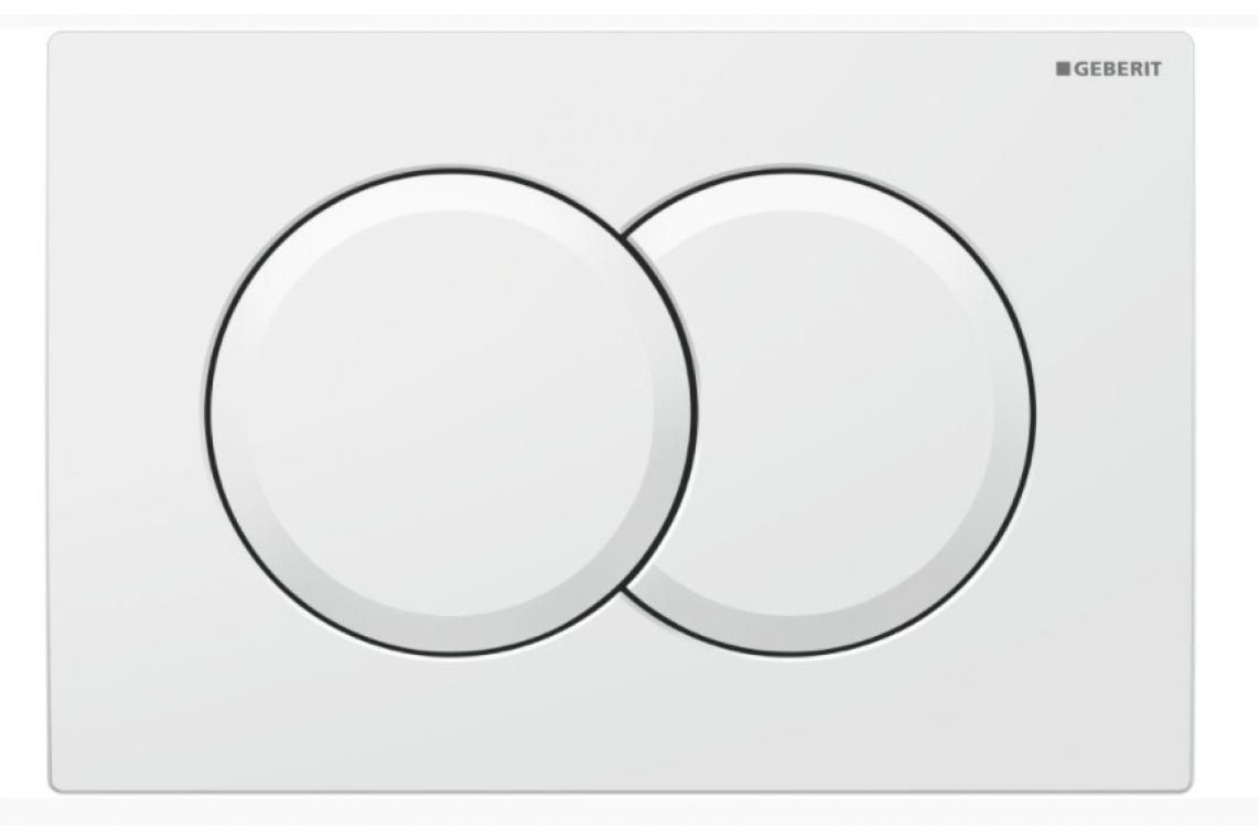 Кнопка смыва Geberit Delta 24.6х2.3х16.4 для инсталляции, пластик, цвет Белый (115.107.11.1)