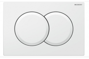 Кнопка смыва Geberit Delta 24.6х2.3х16.4 для инсталляции, пластик, цвет Белый (115.107.11.1)