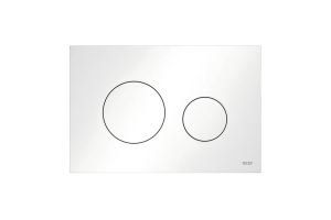 Кнопка смыва TECE 22х0.5х15 для инсталляции, пластик, цвет Белый глянцевый (9240920)