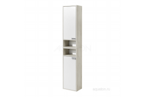 Шкаф подвесной AQUATON Флай одностворчатый, левая, дуб крафт (1A237903FAX1L)
