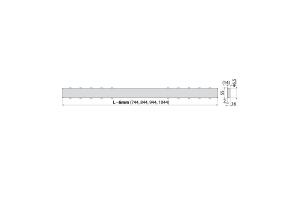 Решетка для душевого лотка Alcadrain Optimal под кладку плитки для APZ12 (TILE-550)