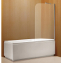 Шторка для ванны Azario Merrit 80х140 цвет профиля серебро (AZ-NF6310 800)