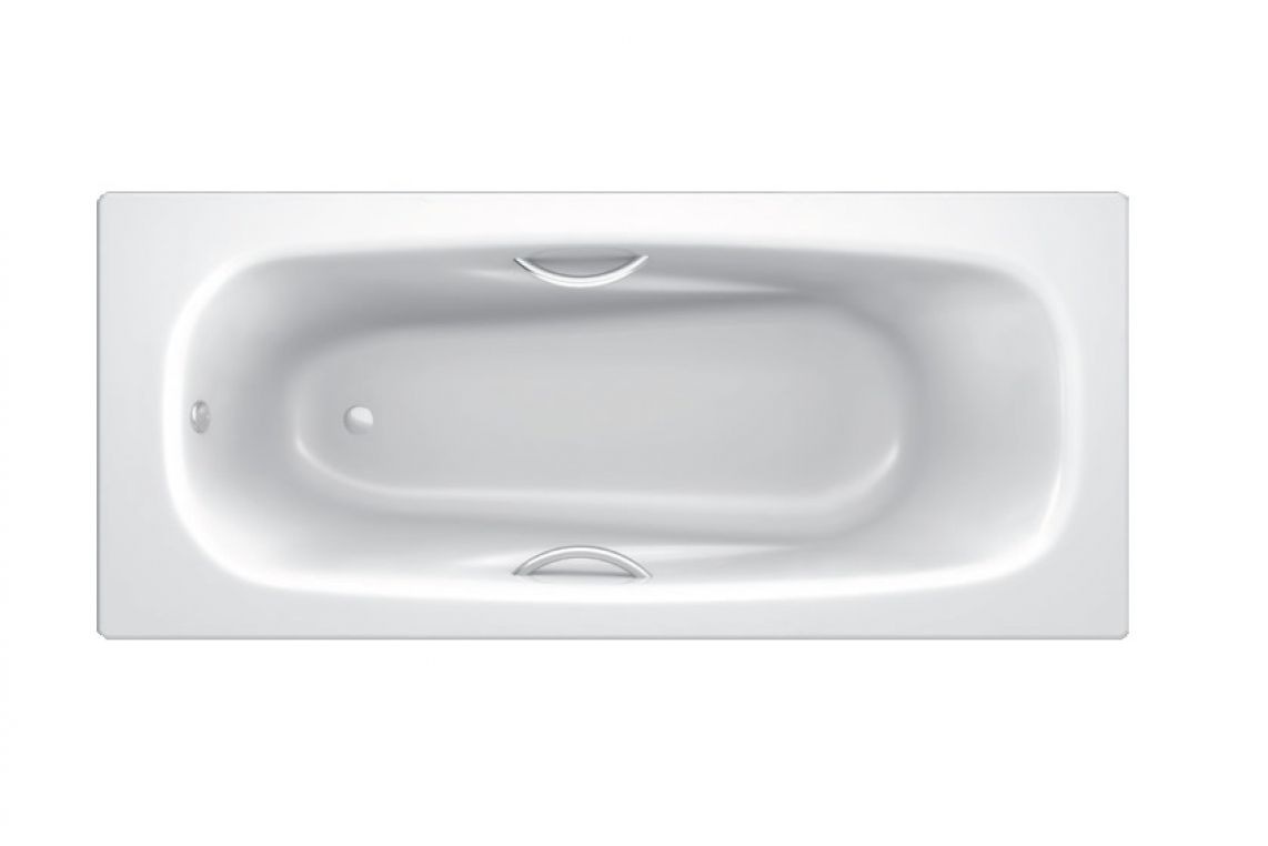 Ванна стальная BLB UNIVERSAL ANATOMICA 150х75, белая, с отверстиями для ручек