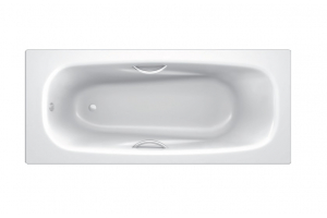 Ванна стальная BLB UNIVERSAL ANATOMICA 150х75, белая, с отверстиями для ручек