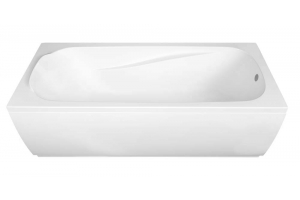 Ванна пристенная Loranto Арктика 1500х700, ABS пластик, белая (CS00036341)