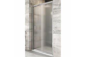 Душевая дверь Ravak раздвижная 110х190, толщина полотна 6мм универсальная, цвет профиля хром