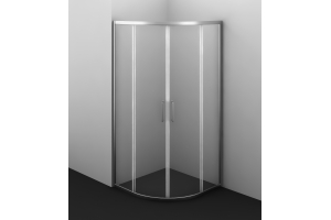 Душевое ограждение Azario OSTIN 90х90х195 хром, 6мм прозрачное стекло