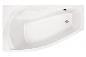 Ванна акриловая Santek Майорка асимметричная 150х90, левосторонняя, белая